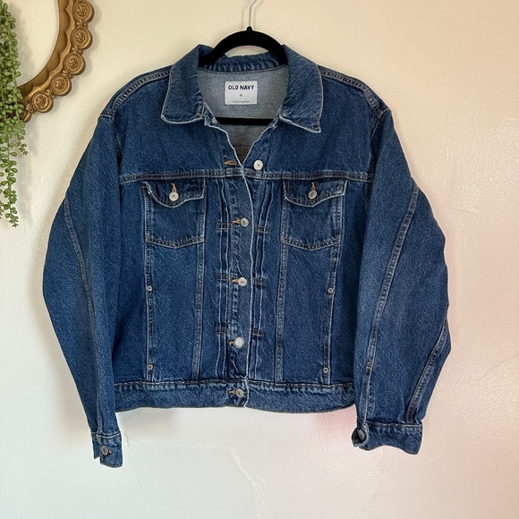 Old Navy Jackets & Blazers - Old Navy Denim Trucker Jacket, Medium Wash, Size XL